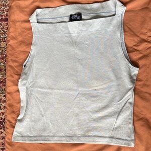 One Step Ahead Women's Light blue Tank Top